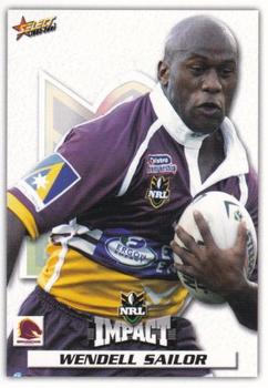 2001 Select Impact #5 Wendell Sailor Front